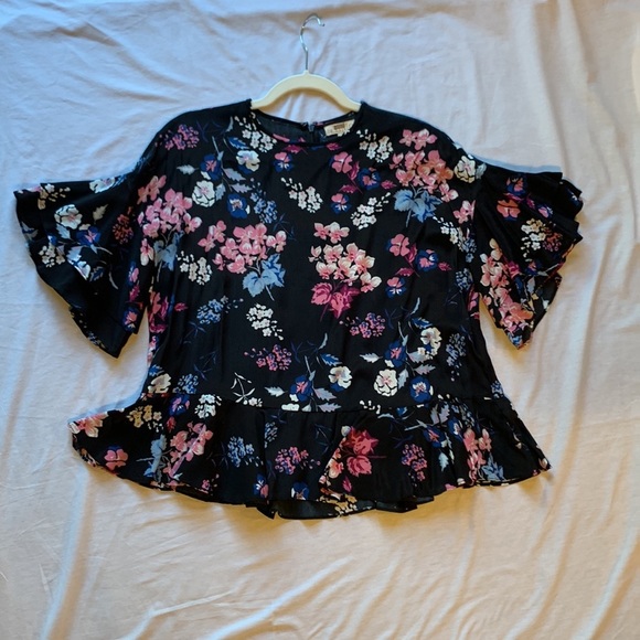 ByTimo oversized floral blouse XS - Picture 9 of 12